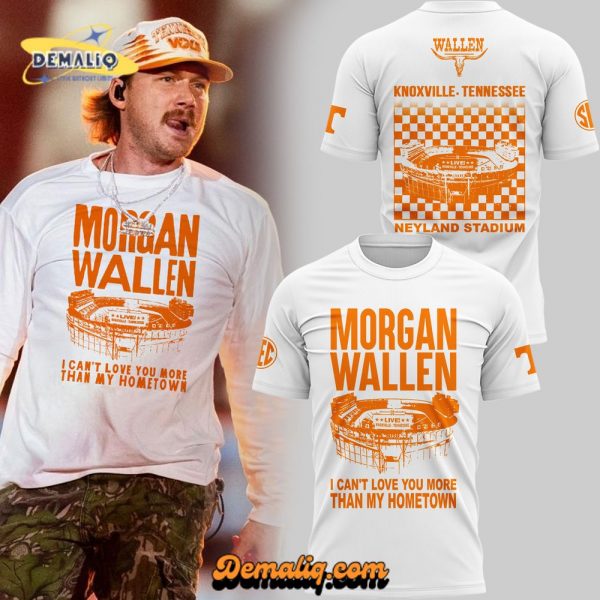 2024 Vols x Morgan Wallen White T-shirt – Limited Edition