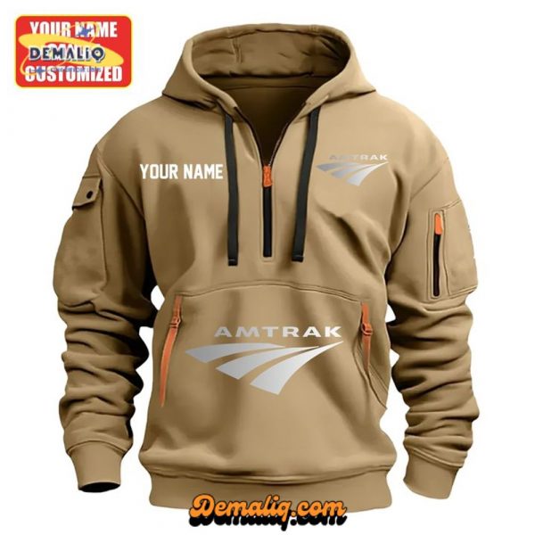 Amtrak 2D Hoodie Neck Zip AT1