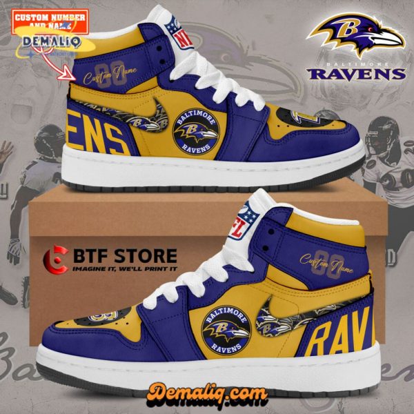 Baltimore Ravens Sneaker Shoes Ver 1