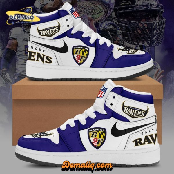 Baltimore Ravens Sneaker Shoes Ver 2