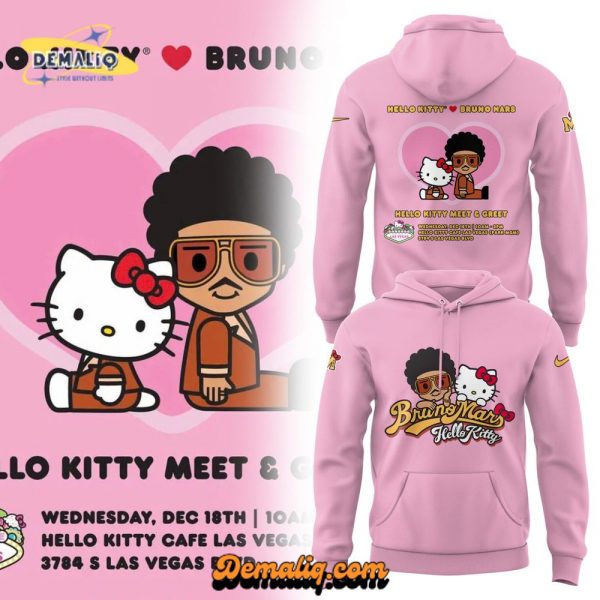 Bruno Mars x Hello Kitty 2024 Limited Edition Hoodie (Fan Gift)