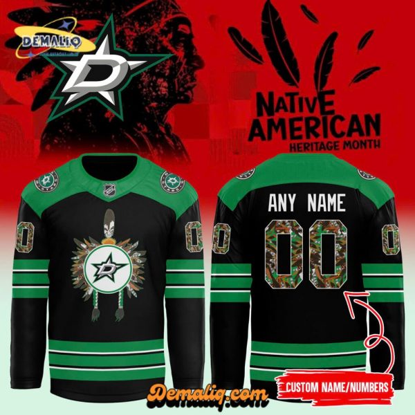 Dallas Stars 2024 NHL Native American Heritage Month Limited Edition Jersey