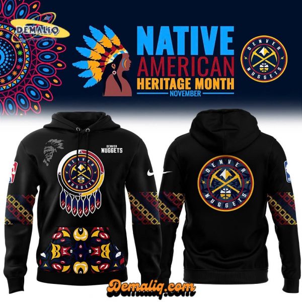 Denver Nuggets 2024 Native American Heritage Month Limited Edition Hoodie