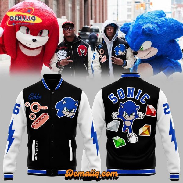 Detroit Lions Sonic & Knuckles Premium Limited Jacket (Sonic Gibbs)