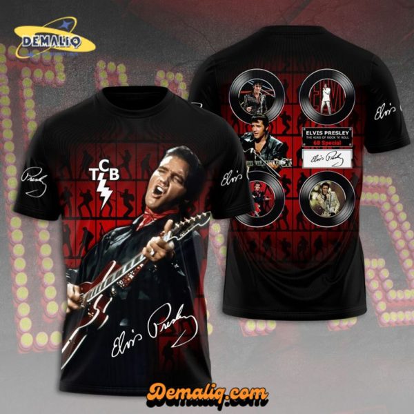 EP ELVIS PRESLEY Music 3D Apparel T-Shirt