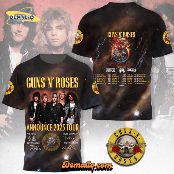 Guns N’ Rose Limitted Edition 3D T-Shirt, Sweatshirt, Hoodie GNR453D