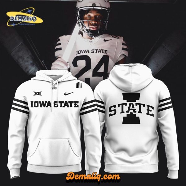 Iowa State Cyclones 2025 White Limited Edition Football Hoodie