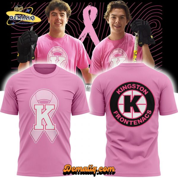 Kingston Frontenacs x Pink in the Rink Night 2024 T-Shirt – Custom Fan Gear