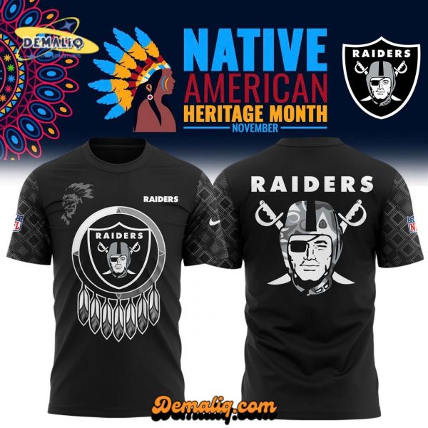 Las Vegas Raiders NFL 2024 Native American Heritage Month Premium Limited T-shirt