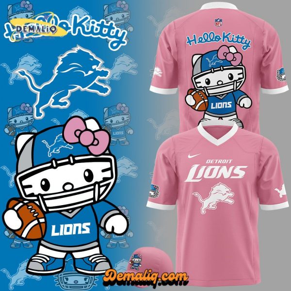 Limited Edition Detroit Lions x Hello Kitty Football Pink Jersey – Fun Fan Gear