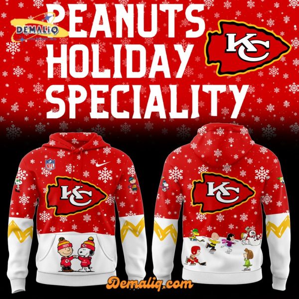 Limited Edition Kansas City Chiefs Peanuts Holiday Speciality Hoodie