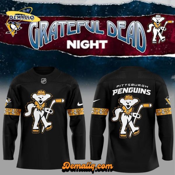 Limited Edition Nike Pittsburgh Penguins Grateful Dead Night Jersey