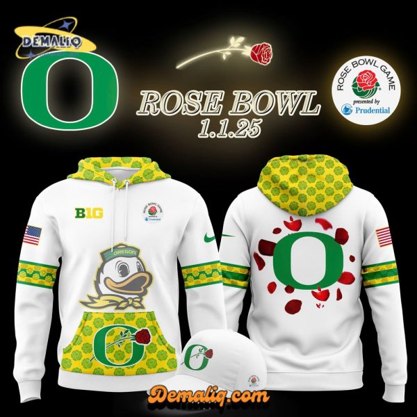 Limited Oregon Ducks x Rose Bowl Game Hoodie