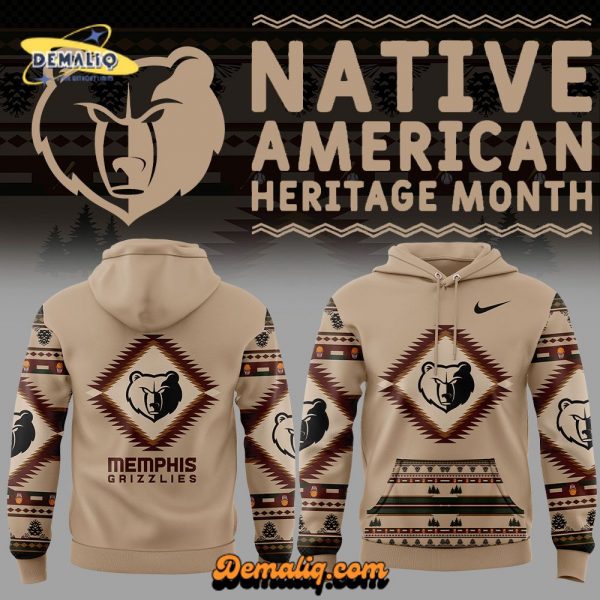 Memphis Grizzlies Native American Heritage Nike Hoodie Ver 3