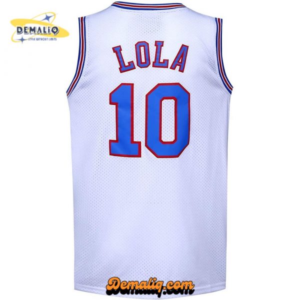 Men’S Basketball Jersey #10 Lola Space Movie Sports Shirts 90S Hiphop Party Clothing