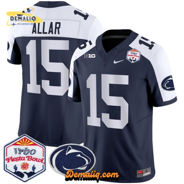 Men’s Penn State Nittany Lions 2025 The Fiesta Bowl Patch Vapor Limited Jersey – All Stitched