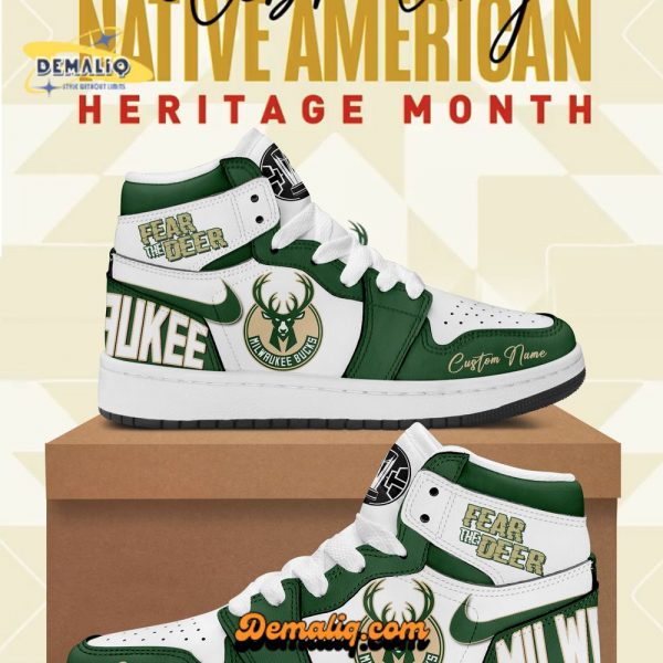 Milwaukee Bucks Celebrating Native America Heritage Month Sneaker