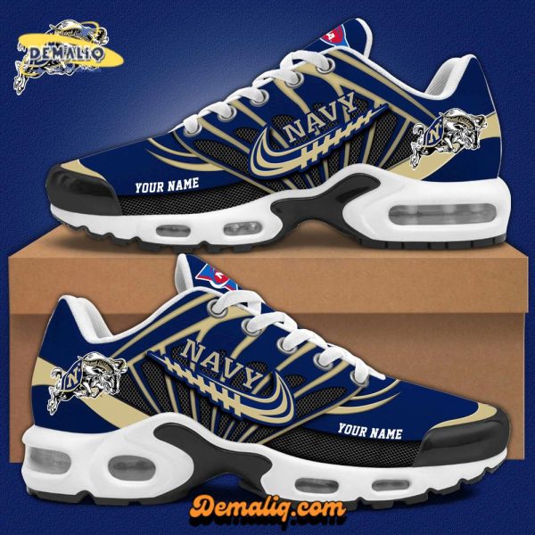 Navy Midshipmen Football Personalized Air Max Plus Sneakers