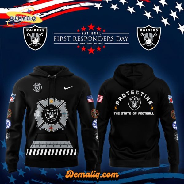 Nike Las Vegas Raiders 2024 First Responders Day Pullover Hoodie