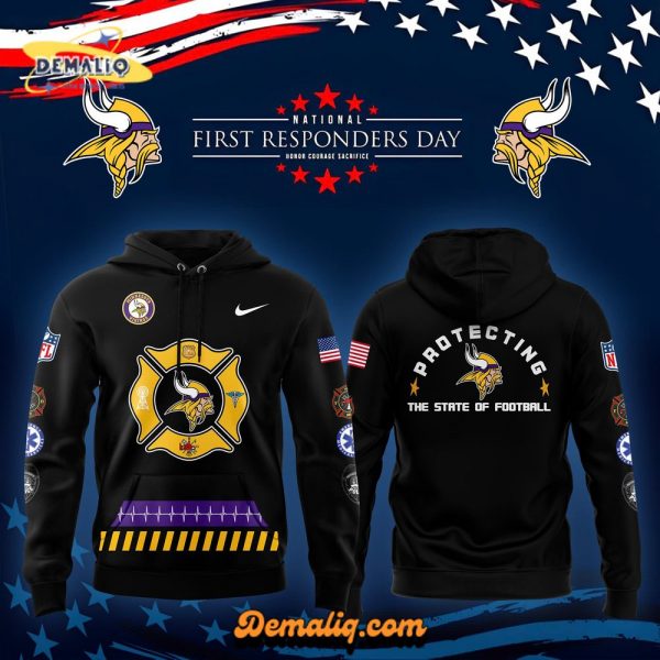 Nike Minnesota Vikings 2024 First Responders Day Limited Hoodie