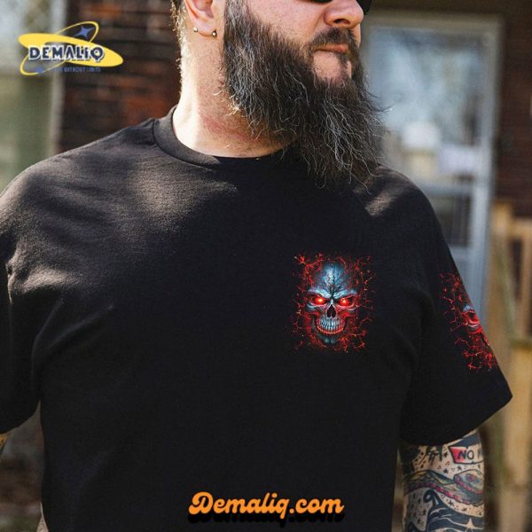 ONE DAY I’M GONNA JUST SAY DEMON SKULL ALL OVER PRINT FY485 T SHIRT