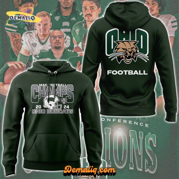 Ohio Bobcats 2024 Football Champions Limited Edition Hoodie