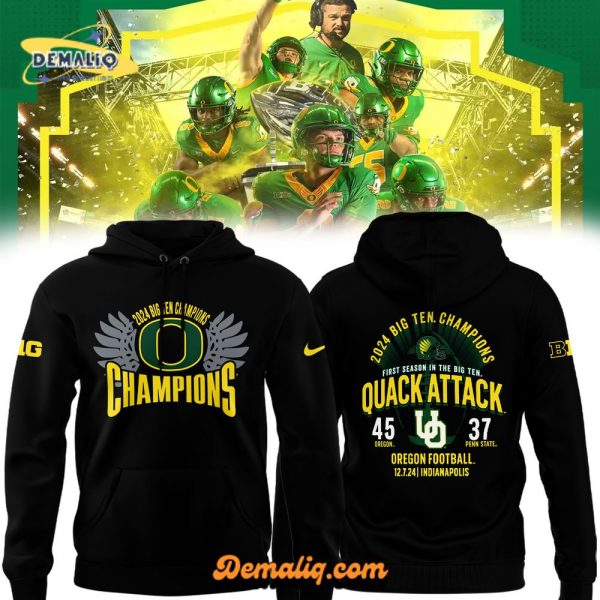 Oregon Ducks 2024 Champions Limited Edition Hoodie (Version 2)