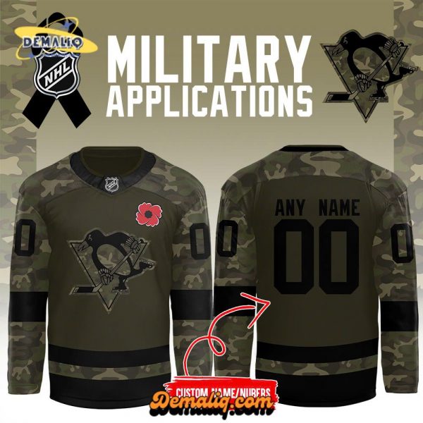 Pittsburgh Penguins x 2024 Military Appreciation Night Custom Jersey – Limited Edition