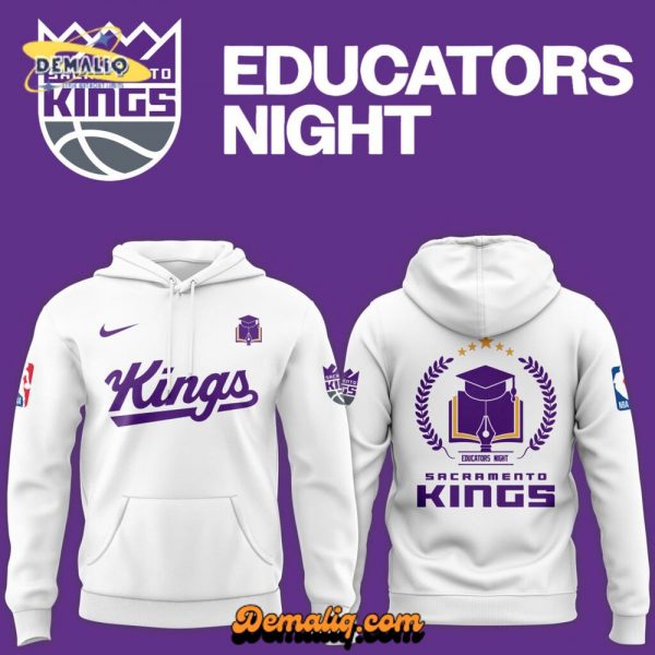 Sacramento Kings 2024 Educators Night Limited Edition Pullover Hoodie