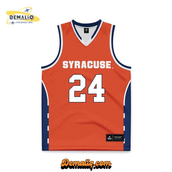 Syracuse Men’S Basketball Noah Lobdell Orange Basketball Jersey Best Gift For Fan 2024