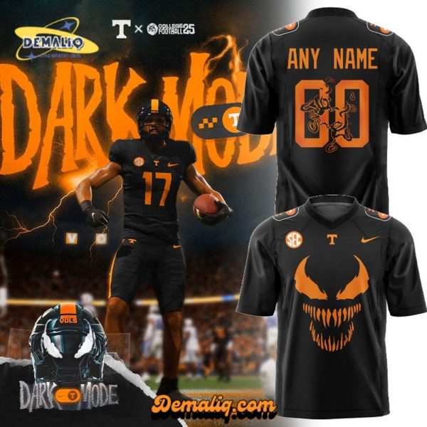 Tennessee Volunteers Football Dark Mode Custom Jersey – NCAA Premium Apparel