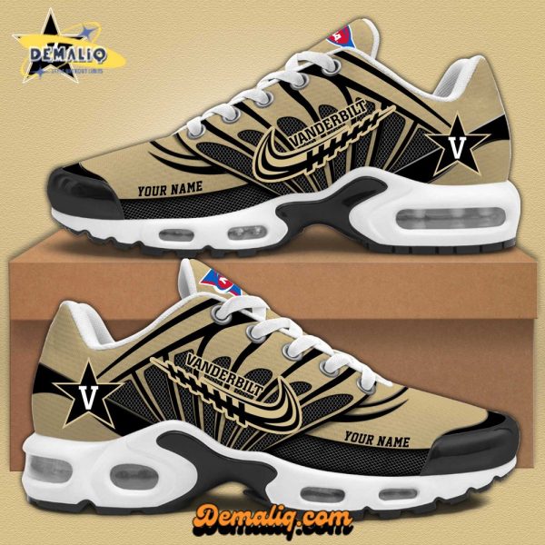 Vanderbilt Football Personalized Air Max Shoes – Custom College Sneakers