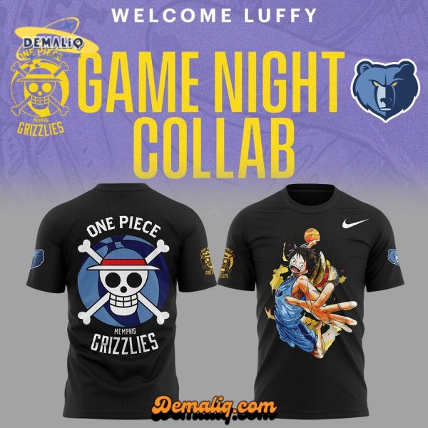 Welcome Luffy are joining the Memphis Grizzlies Black Tshirt