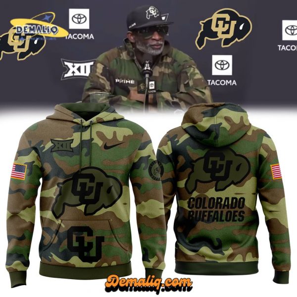 Colorado Buffaloes Football 2025 Salute to Service Bomber Jacket