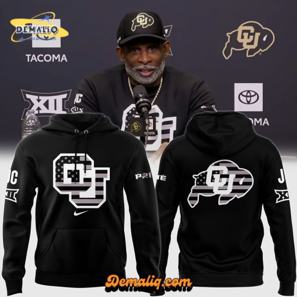 Colorado Buffaloes Football Salute to Service Club Fleece Pullover Hoodie