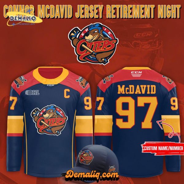 Connor McDavid Retirement Night Hoodie – Erie Otters Collector’s Edition