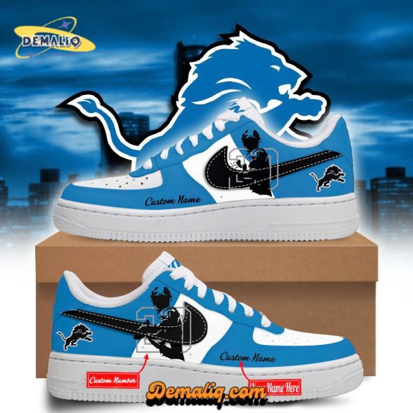 Detroit Lions air force Man Icon Art Style