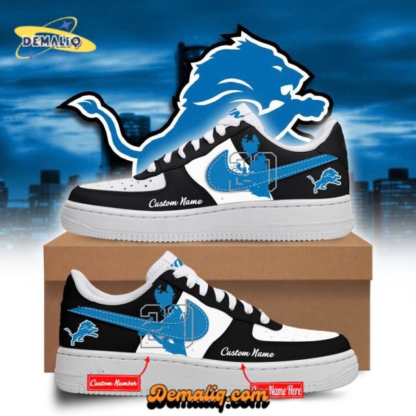 Detroit Lions air force Man Icon Art Style V2