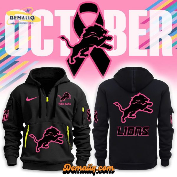 Detroit Lions football Pink Hoodie