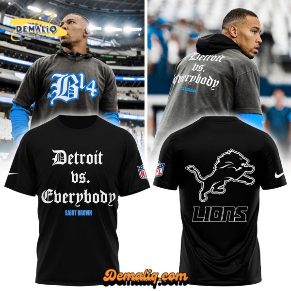 Detroit Lions vs Everybody Shirt V2