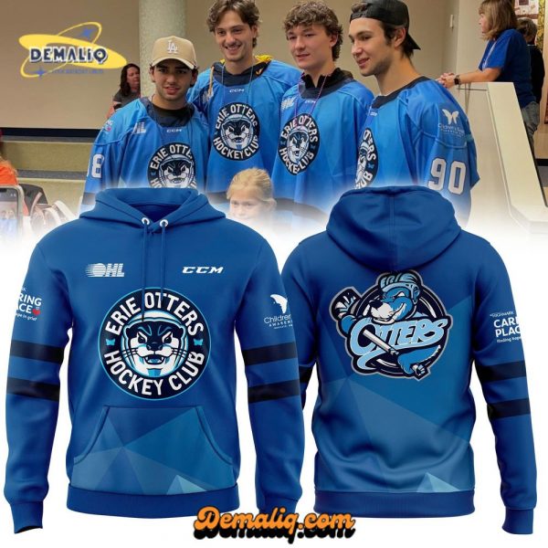 Erie Otters Caring Place 2024 Hoodie – Official Hockey Support Apparel