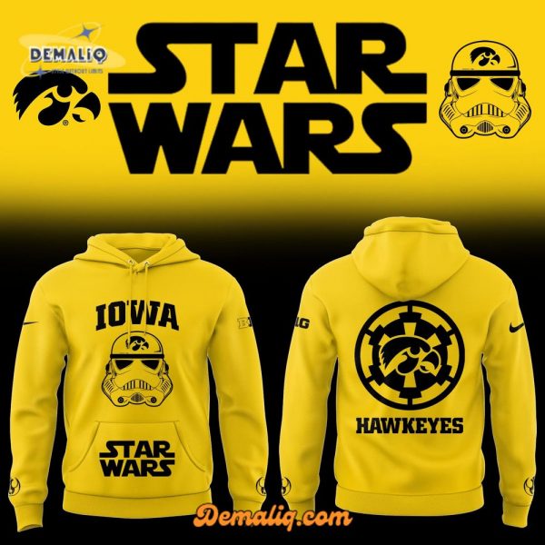 Iowa Basketball X Star Wars 2025 Limited Hoodie – College Basketball Star Wars Apparel