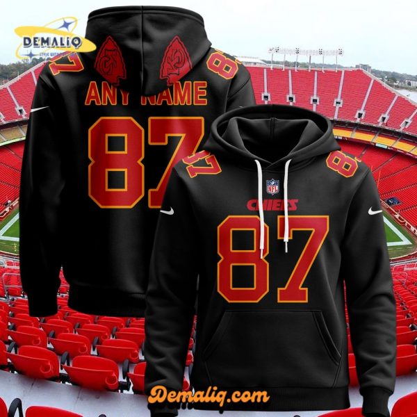 Kansas City Chiefs x AFC Champions 2025 White Hoodie