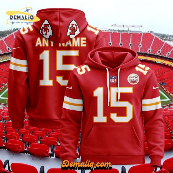 Kansas City Chiefs x AFC Champions 2025 Black Hoodie