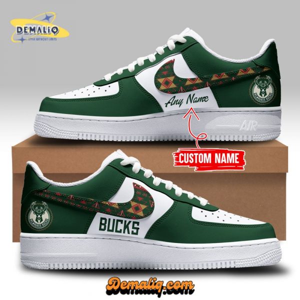 Limited Edition Native American Heritage Night Milwaukee Bucks Shoes