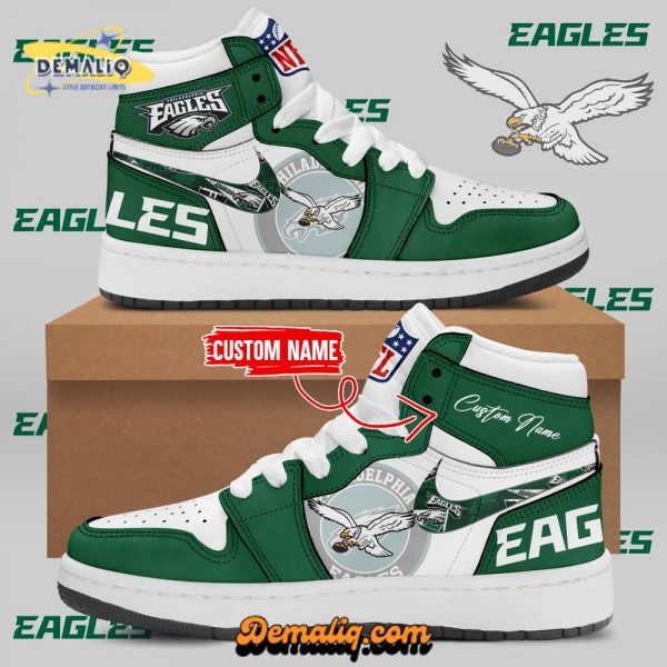 Limited NFL Philadelphia Eagles Air Jordan 1 – FLyEaglesFLy On Sale