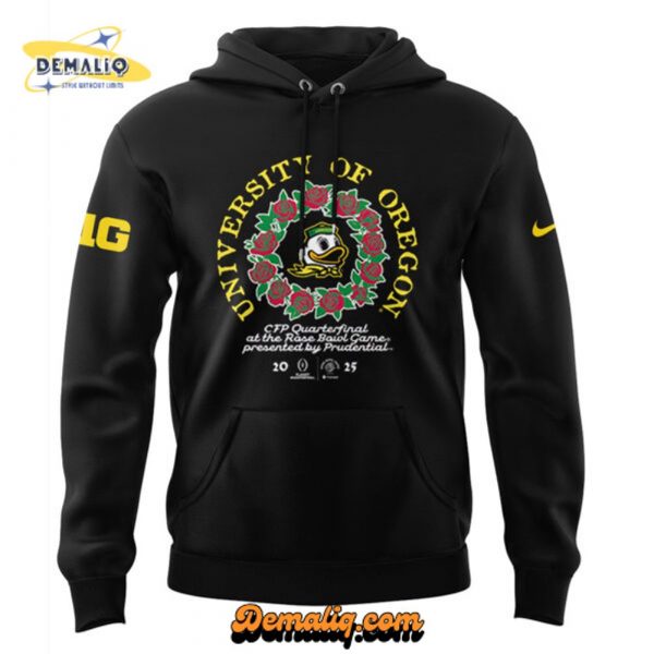 Limited Oregon Ducks Rose Bowl Game Hoodie v1