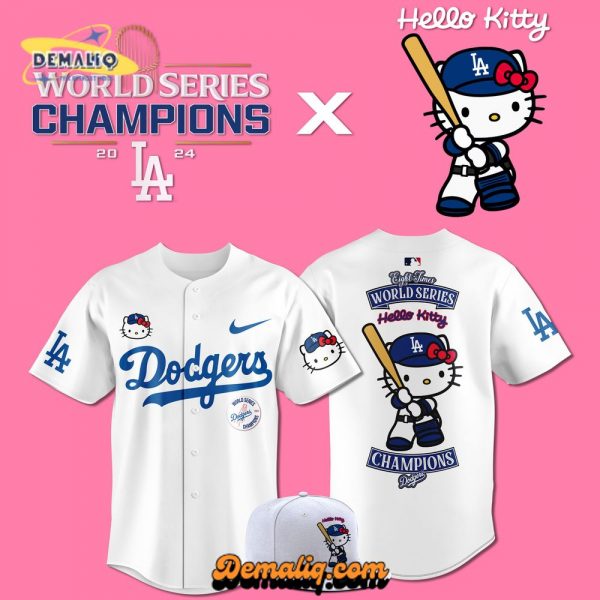 Los Angeles Dodgers Hello Kitty Limited Edition White jersey 2025