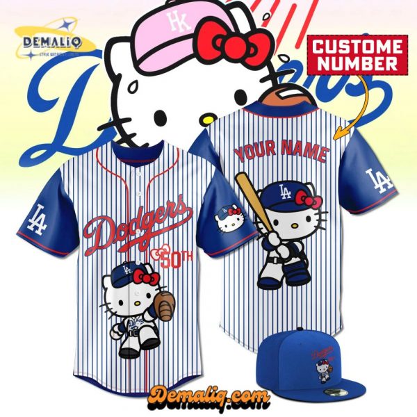 Los Angeles Dodgers Hello Kitty Limited Edition jersey 2025