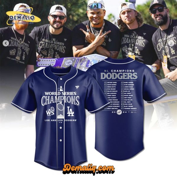 Los Angeles Dodgers MLB Champions Limited Edition jersey 2025